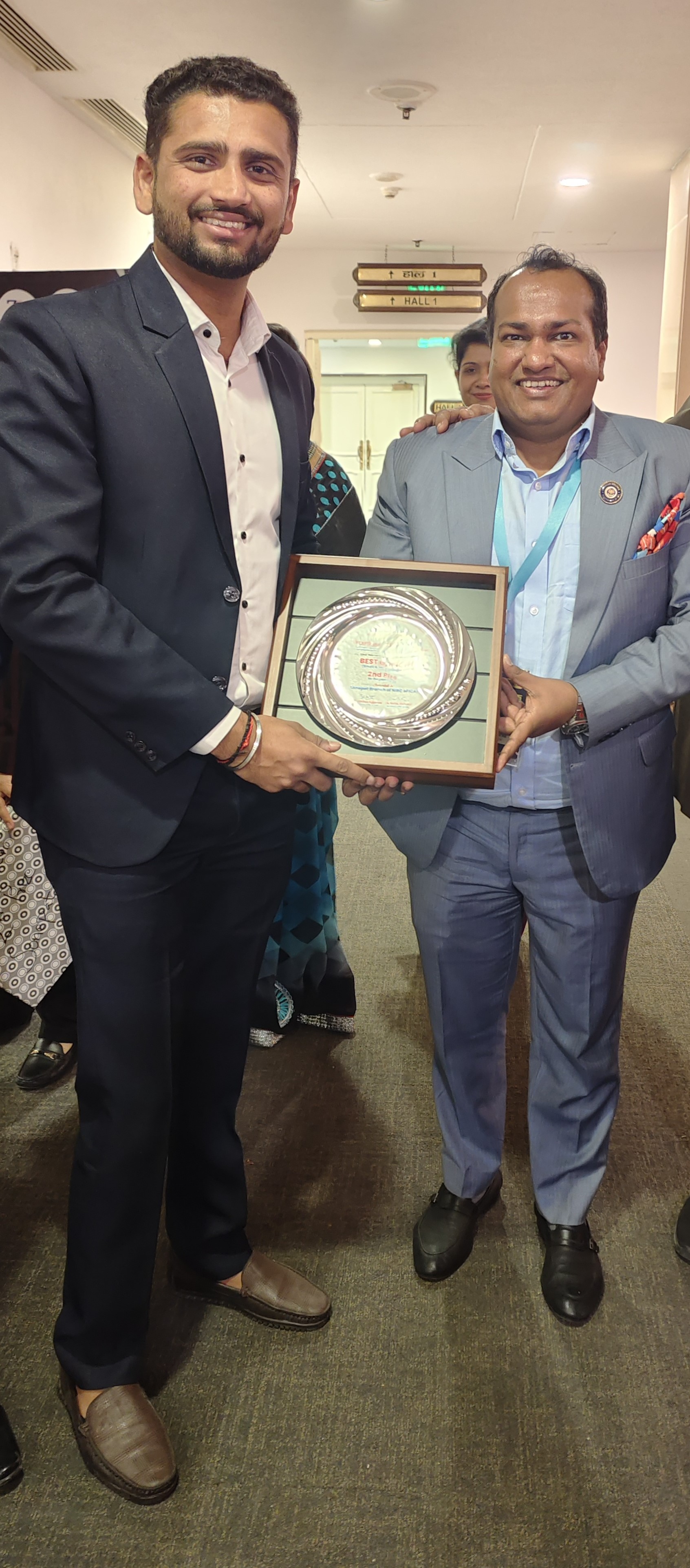 CA Ajay Dahiya awarded by NIRC of ICAI